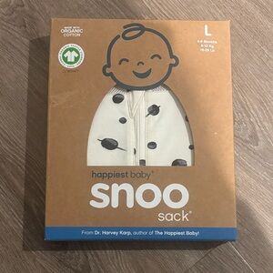 Happiest Baby Snoo Sack - Cream with Black Dots